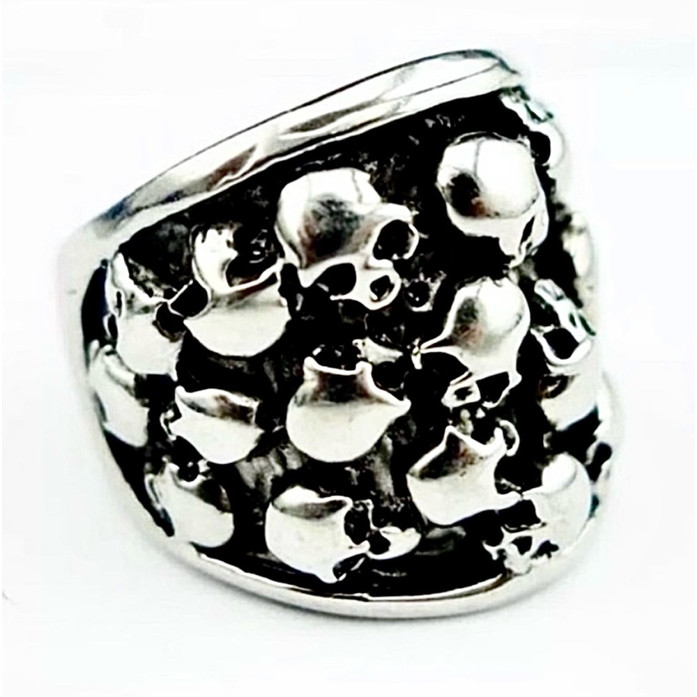 Skull Head Stainless Steel Ring! NEW!
